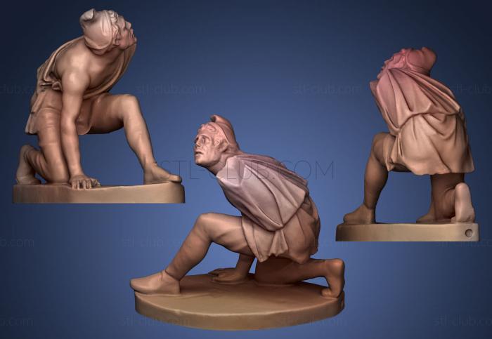 3D model Persian kneeling (STL)